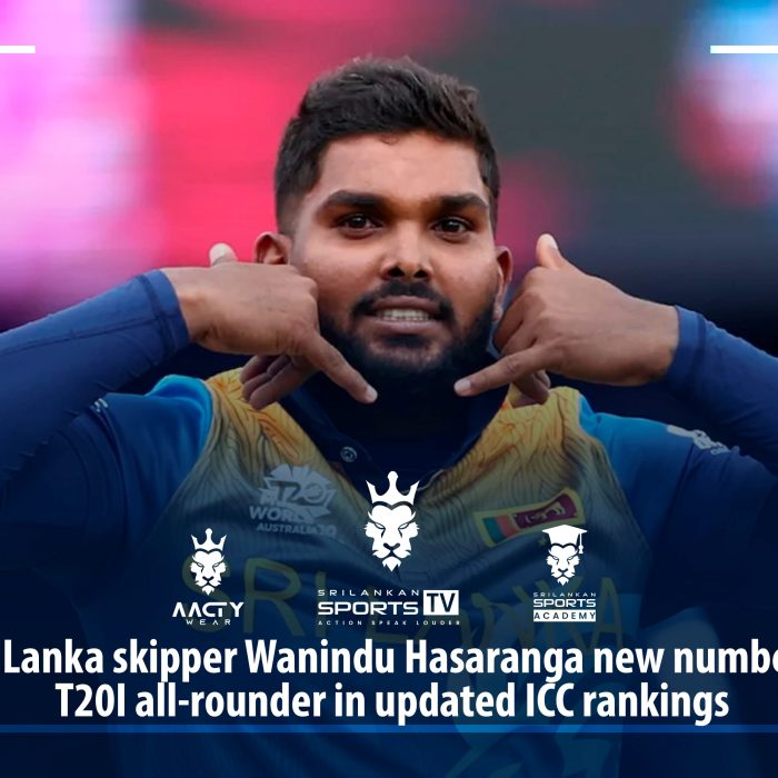 Sri Lanka skipper Wanindu Hasaranga new number 1 T20I all-rounder in updated ICC rankings