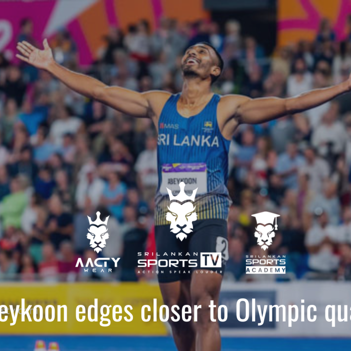 Yupun Abeykoon edges closer to Olympic qualification