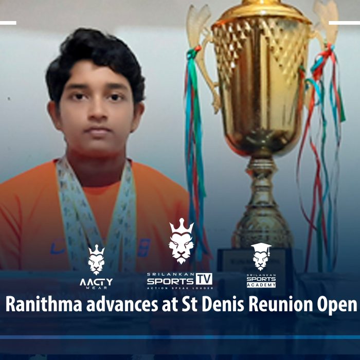 Ranithma advances at St Denis Reunion Open