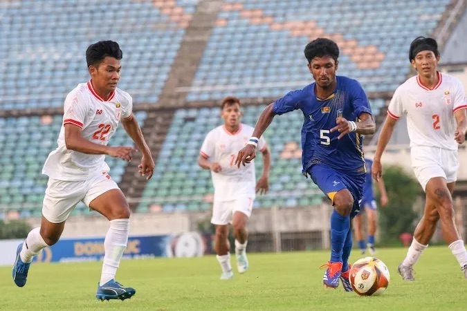 Sri Lanka Falls to Myanmar 2-0 in FIFA International Friendly